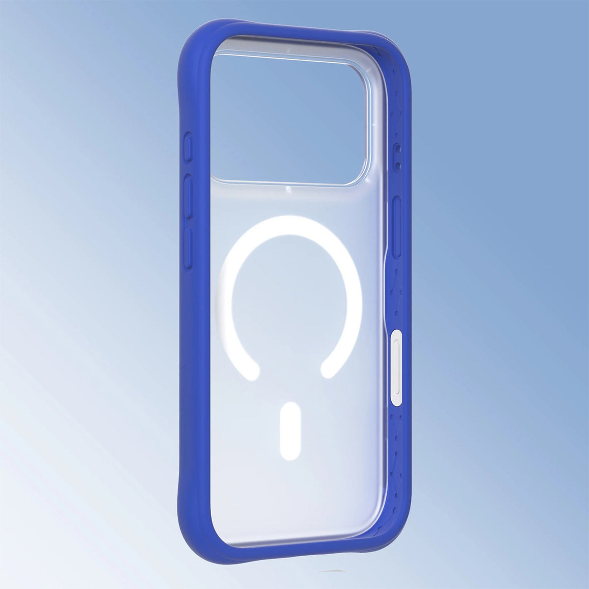 YOUNGKIT Case for iPhone 17 Pro Max - Magnetic Dynamic II Transparent Klein Blue Silicone Case, Modern Design and Precise Fit