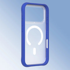 YOUNGKIT iPhone 17 Pro Case – Dynamic II Magnetic Transparent Klein Blue Silicone, Modern Design and Precise Fit