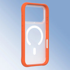 YOUNGKIT Case for iPhone 17 Pro - Dynamic II Magnetic Clear Orange Silicone Case, Modern Design and Precise Fit
