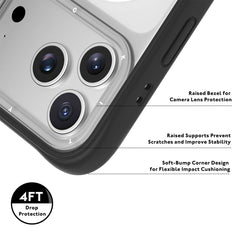 YOUNGKIT Case for iPhone 17 Pro Max – Dynamic II Magnetic Transparent Orange Silicone Case, Modern Design and Precise Fit