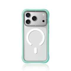 YOUNGKIT iPhone 17 Pro Max Case - Dynamic II Magnetic Glacier Blue Clear Silicone Case, Modern Design and Precise Fit
