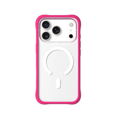 YOUNGKIT iPhone 17 Pro Max Case - Dynamic II Transparent Barbie Pink Magnetic Silicone Case, Modern Design and Precise Fit