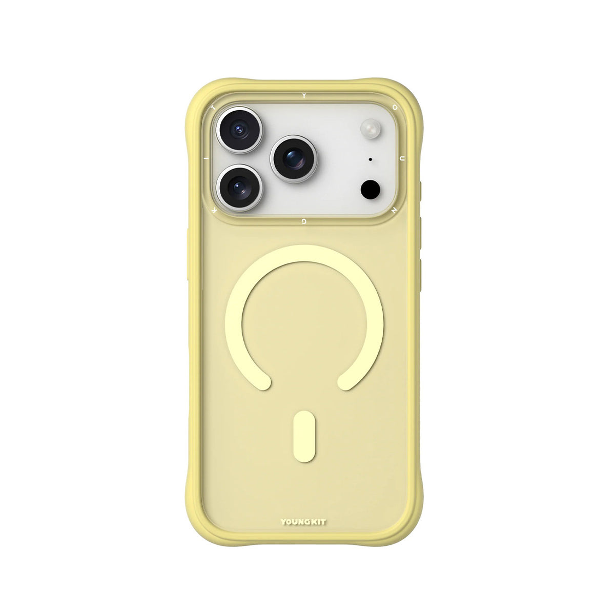 YOUNGKIT Case for iPhone 17 Pro - Dynamic II Magnetic Case Tulip Yellow, Modern Design and Precise Fit