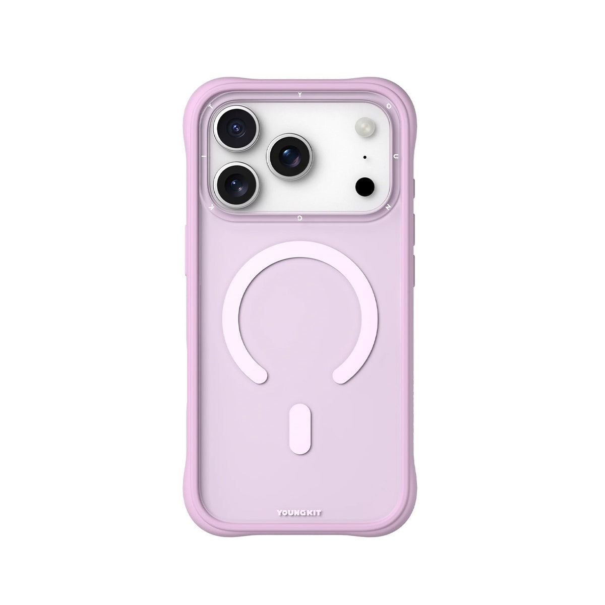 YOUNGKIT Funda Dynamic II para iPhone 17 Pro/18 Pro Compatible con MagSafe, Rosa Warm Pink