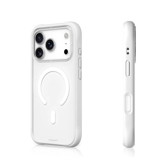YOUNGKIT Case for iPhone 17 Pro - Dynamic II White Magnetic Case, Modern Design and Precise Fit