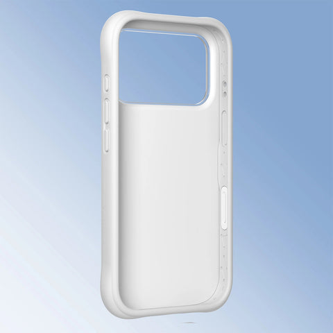 YOUNGKIT Funda Dynamic II para iPhone 17 Pro Max Compatible con MagSafe, Marco de Silicona y Trasera Removible, Blanca