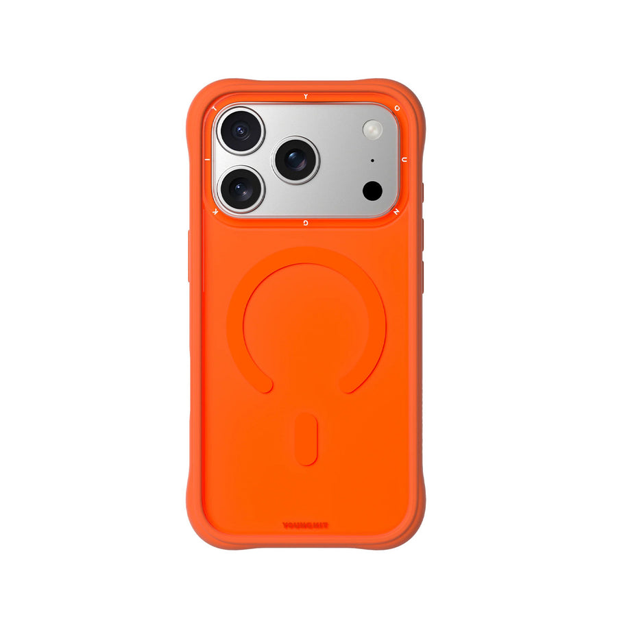 YOUNGKIT iPhone 17 Pro Max Case – Dynamic II Magnetic Orange, Modern Design and Precise Fit