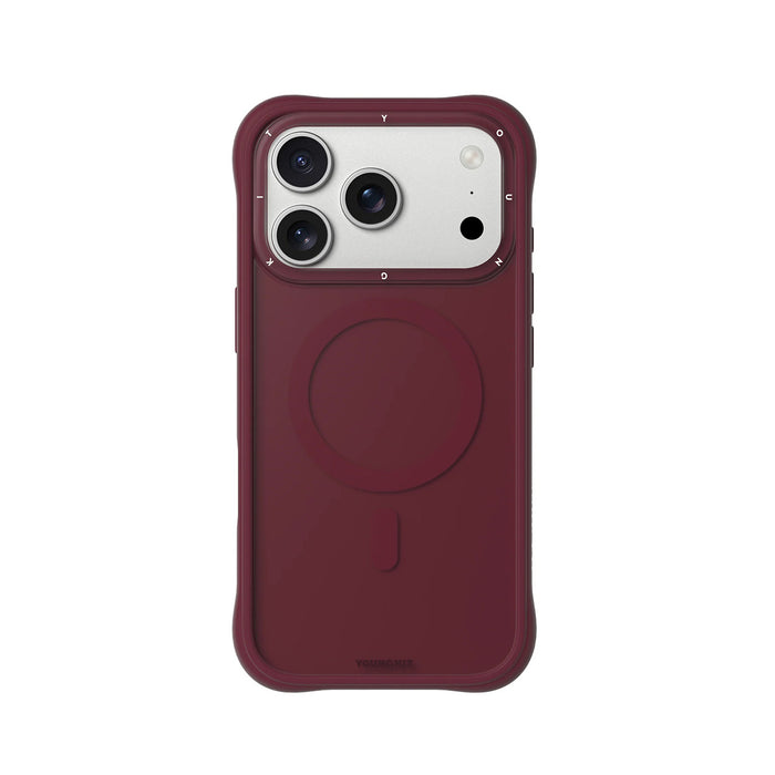 YOUNGKIT iPhone 17 Pro Case - Dynamic II Cherry Red Magnetic Case, Modern Design and Precise Fit