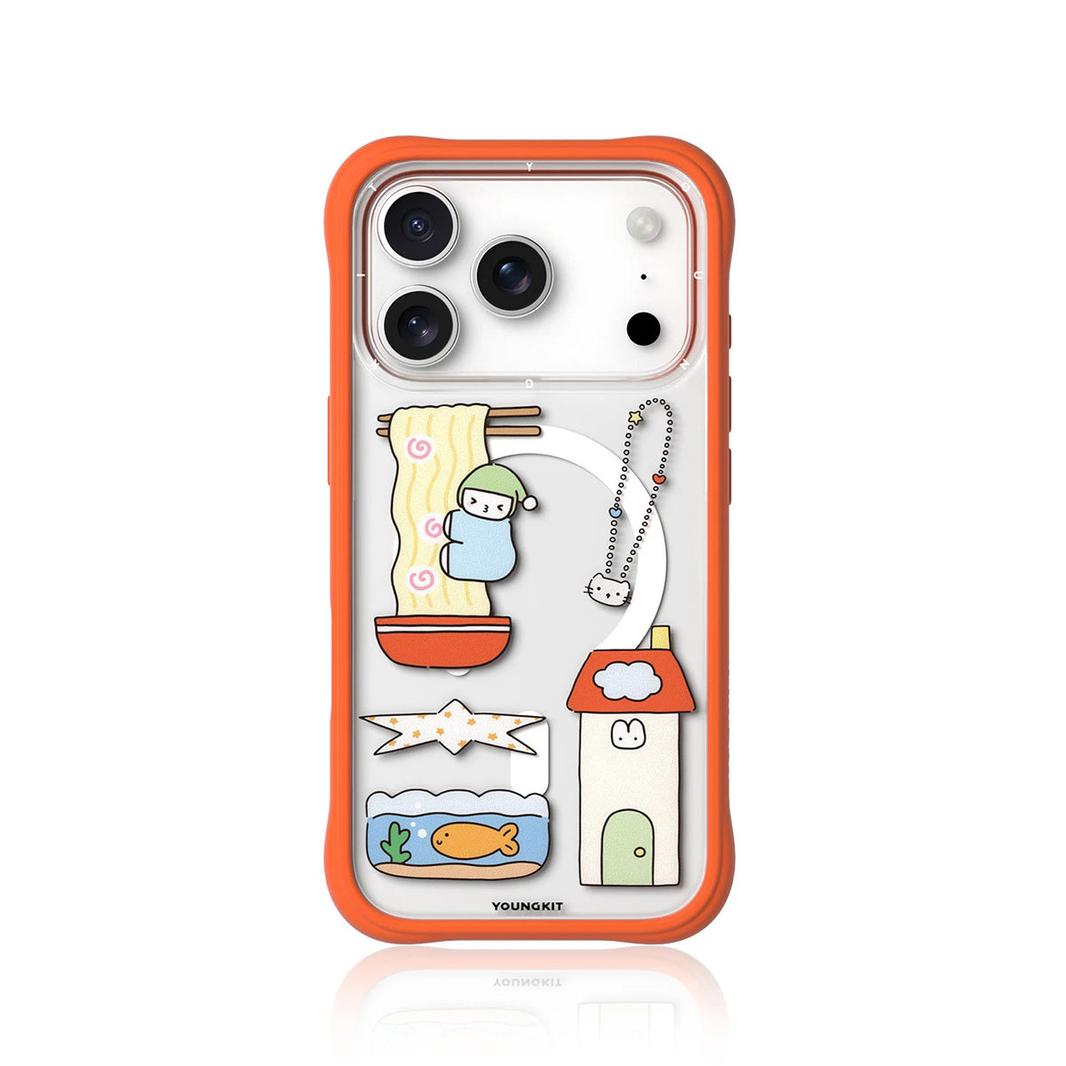 YOUNGKIT Funda Sweetheart Express para iPhone 17 Pro Max/18 Pro Max Compatible con MagSafe, Small-town Life