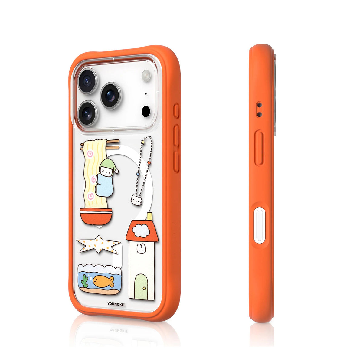 YOUNGKIT Funda Sweetheart Express para iPhone 17 Pro Max/18 Pro Max Compatible con MagSafe, Small-town Life
