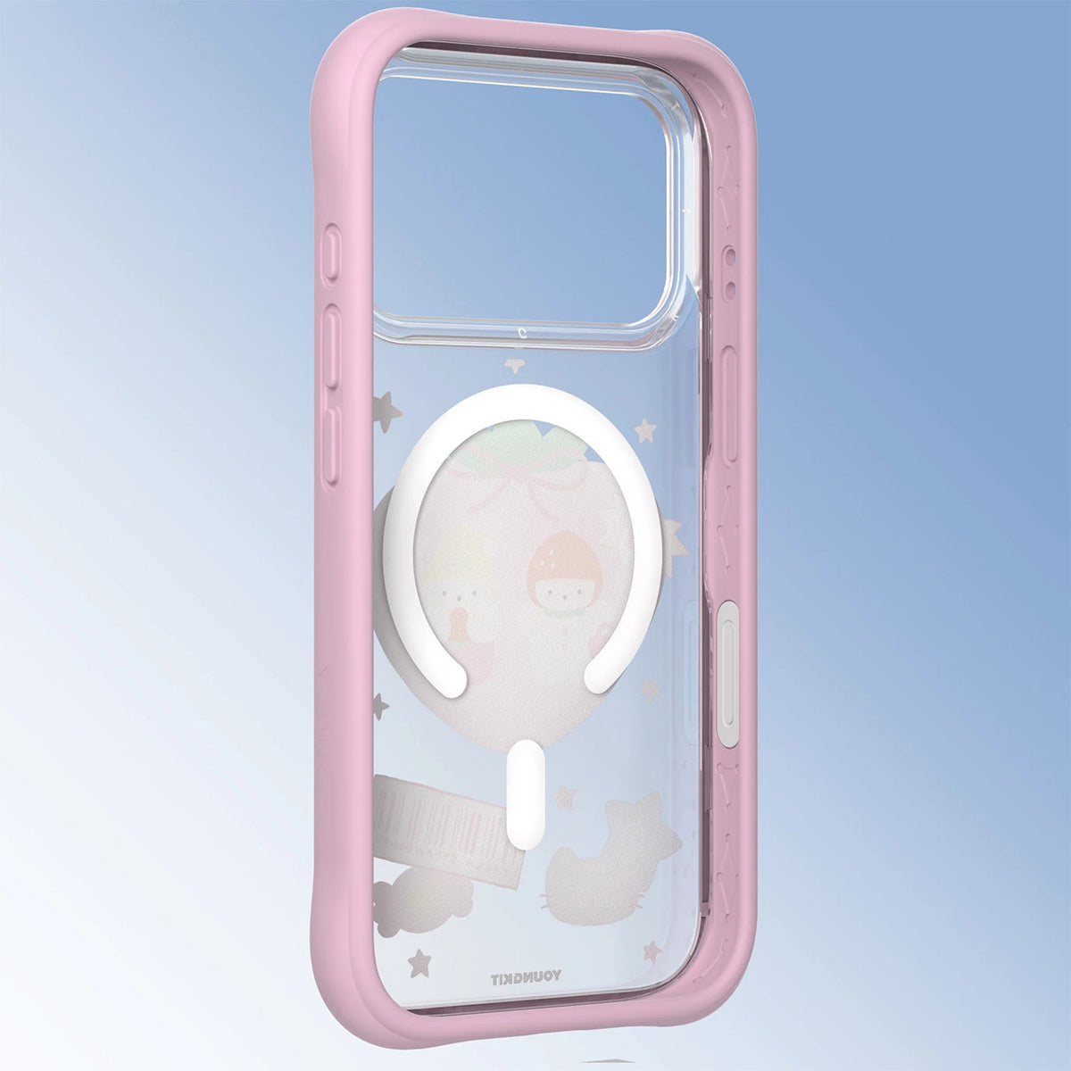 YOUNGKIT Funda Sweetheart Express para iPhone 17 Pro Max/18 Pro Max Compatible con MagSafe, The Strawberry Squad