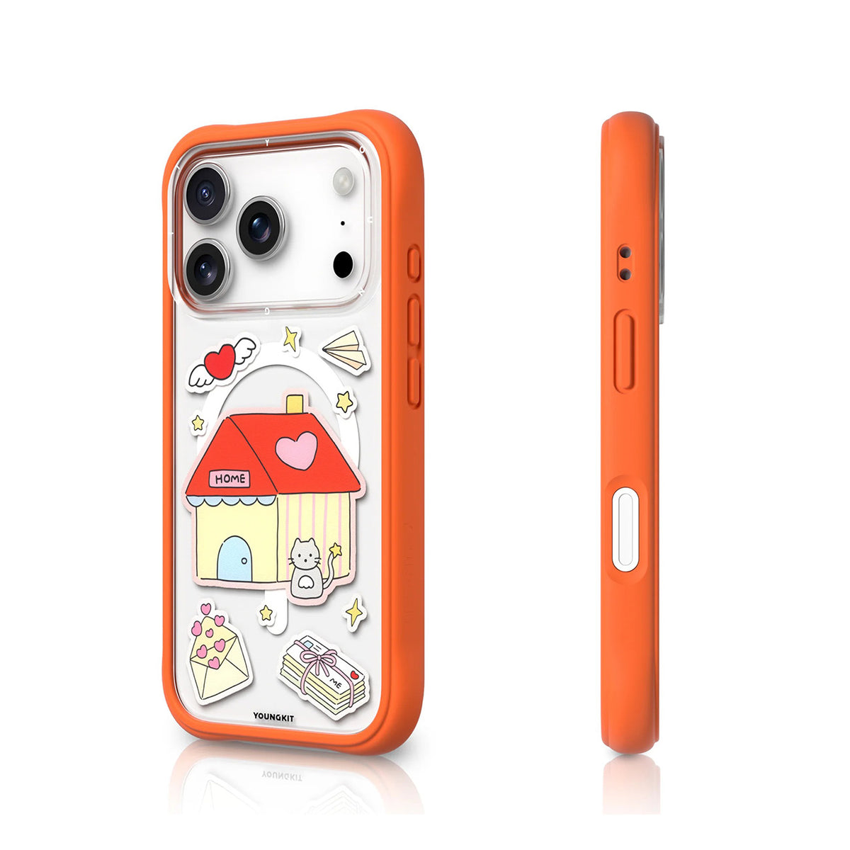 YOUNGKIT Funda Sweetheart Express para iPhone 17 Pro/18 Pro Compatible con MagSafe, Submit a Wish