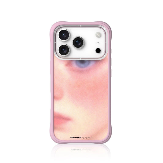 YOUNGKIT iPhone 17 Pro Max Case – CH Authentic The Girl’s Gaze Magnetic Case, Illustrated Design and Precise Fit