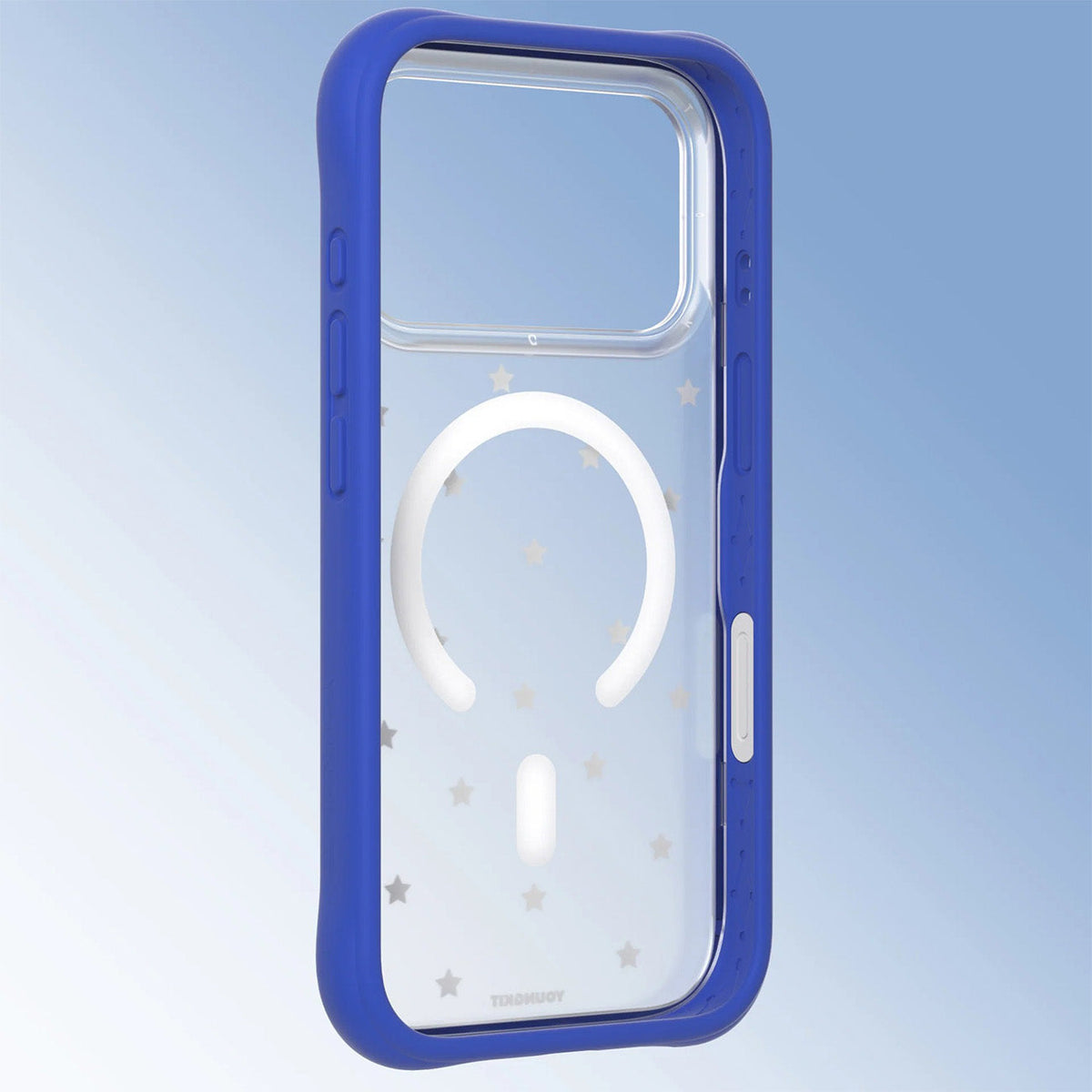 YOUNGKIT Funda Star Dot para iPhone 17 Pro/18 Pro Compatible con MagSafe, Azul Blue Star