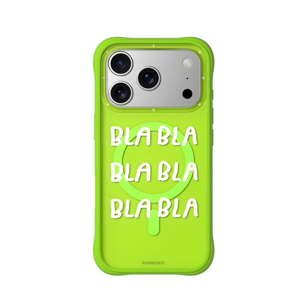 YOUNGKIT Funda Coffee Time para iPhone 17 Pro Max/18 Pro Max Compatible con MagSafe, No Para de Hablar, Verde