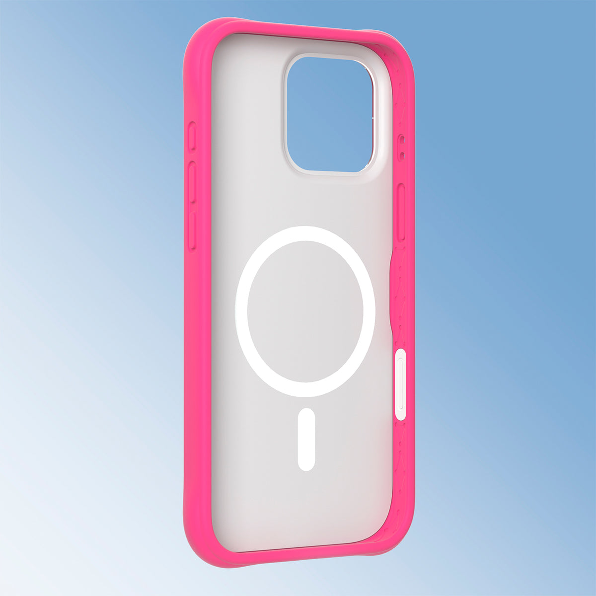 YOUNGKIT Funda CH3 Lucky Money para iPhone 16 Pro Max Compatible con MagSafe, Marco de Silicona y Trasera Removible, Rosa Fortuna, Rosa Barbie