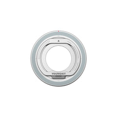 YOUNGKIT Soporte Anilla Magnética Universal Compatible con MagSafe, Plata Titanio