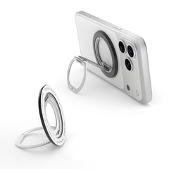 YOUNGKIT Soporte Anilla Magnética Universal Compatible con MagSafe, Plata Titanio