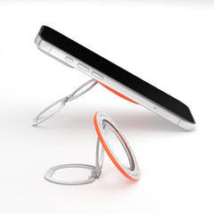 YOUNGKIT Soporte Anilla Magnética Universal Compatible con MagSafe, Naranja Lava