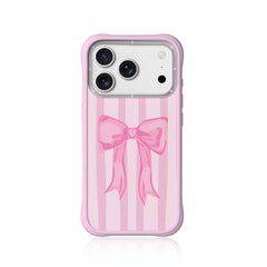 YOUNGKIT Case for iPhone 17 Pro Max – CH4 Swan Kiss Ballet Ribbon Magnetic Case, Illustrated Design and Precise Fit
