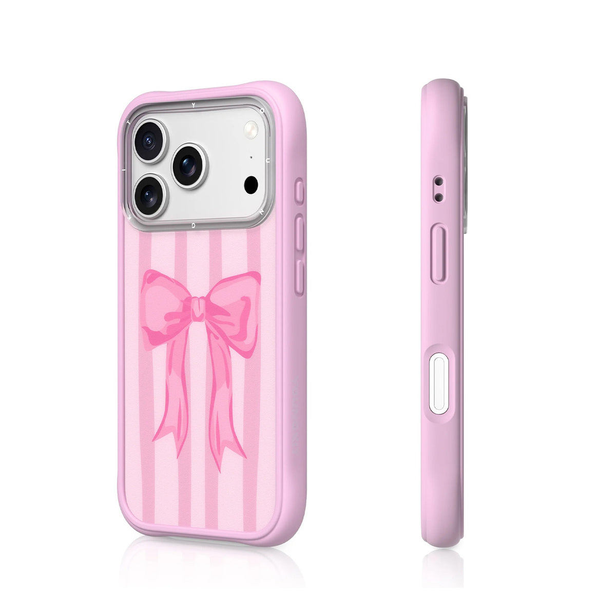 YOUNGKIT Funda Swan Kiss para iPhone 17 Pro/18 Pro Compatible con MagSafe, Ballet Ribbon