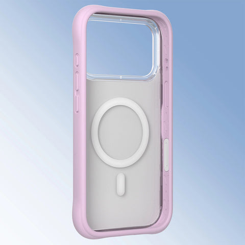 YOUNGKIT Funda CH4 Swan Kiss para iPhone 17 Pro Compatible con MagSafe, Marco de Silicona y Trasera Removible, Ballet Ribbon