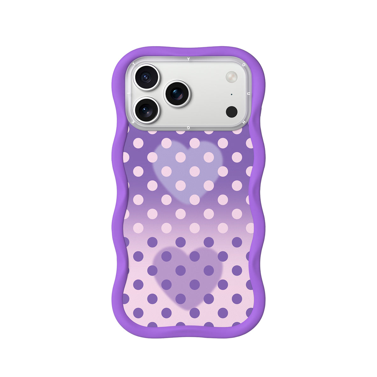 YOUNGKIT Funda Wavy para iPhone 17 Pro/18 Pro Compatible con MagSafe, Morado Fantasía, Lavanda