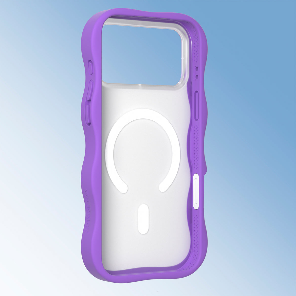 YOUNGKIT Funda Wavy para iPhone 17 Pro Max/18 Pro Max Compatible con MagSafe, Morado Fantasía, Lavanda