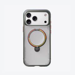 TORRAS Funda Ostand Q3 Air Football Limited con Soporte para iPhone 17 Pro Max Compatible con MagSafe, Iron Germany
