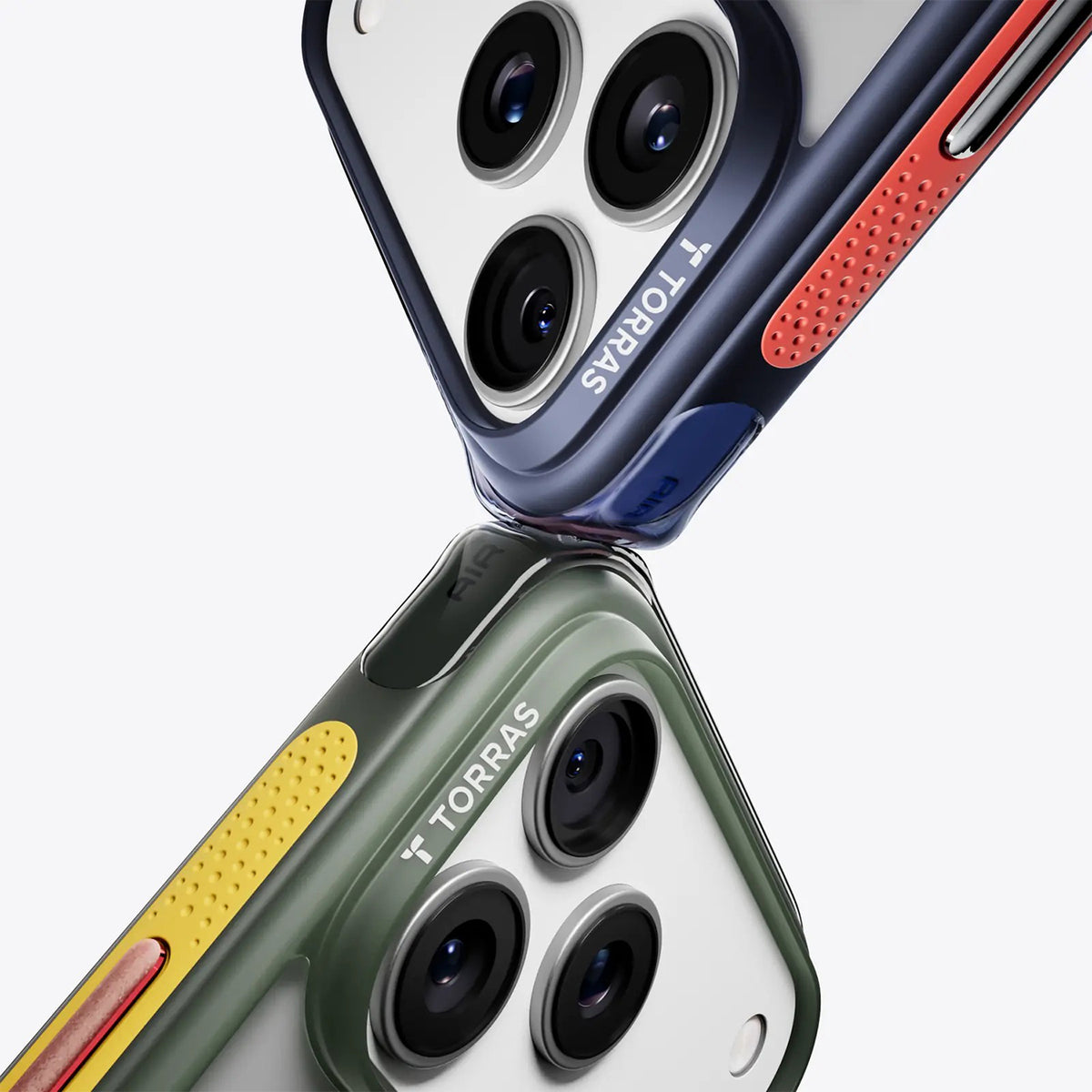 TORRAS Funda Ostand Q3 Air Football Limited con Soporte para iPhone 17 Pro/18 Pro Compatible con MagSafe, Iron Germany