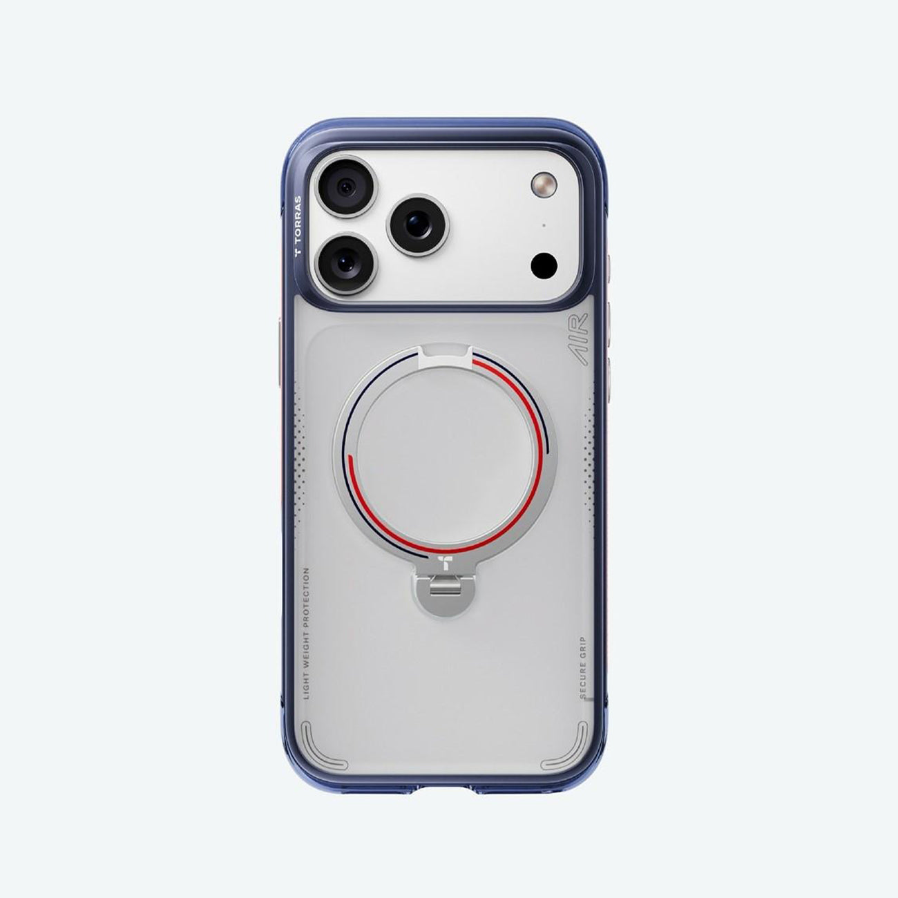 TORRAS Funda Ostand Q3 Air Football Limited con Soporte para iPhone 17 Pro Max/18 Pro Max Compatible con MagSafe, Lion England