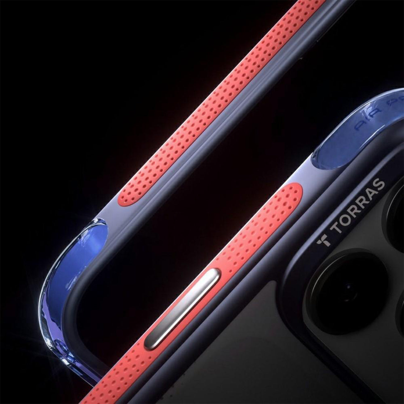 TORRAS Funda Ostand Q3 Air Football Limited con Soporte para iPhone 17 Pro Max/18 Pro Max Compatible con MagSafe, Lion England
