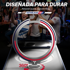 TORRAS Funda Ostand Q3 Air Football Limited con Soporte para iPhone 17 Pro Max Compatible con MagSafe, Lion England