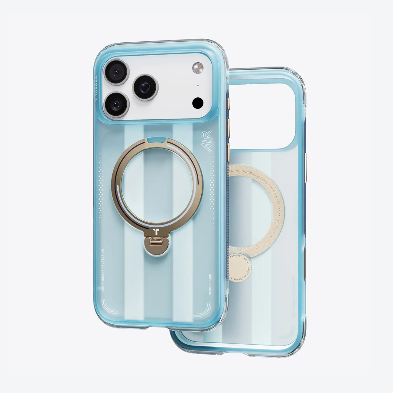 TORRAS Funda Ostand Q3 Air Football Limited con Soporte para iPhone 17 Pro Max/18 Pro Max Compatible con MagSafe, Pampas Eagle Argentina