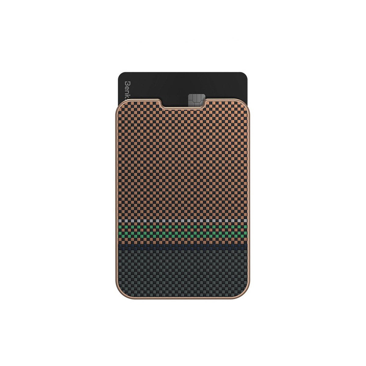 Benks Tarjetero Magnético ArmorGo de Fibra de Aramida Kevlar, Aurora
