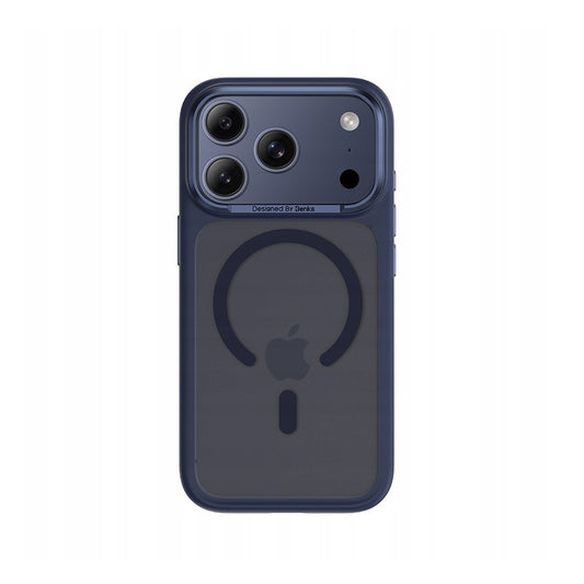 Benks Case for iPhone 17 Pro Max – Blue MagSafe Case, Anti-Fingerprint Matte Finish with Camera Button and Precise Fit