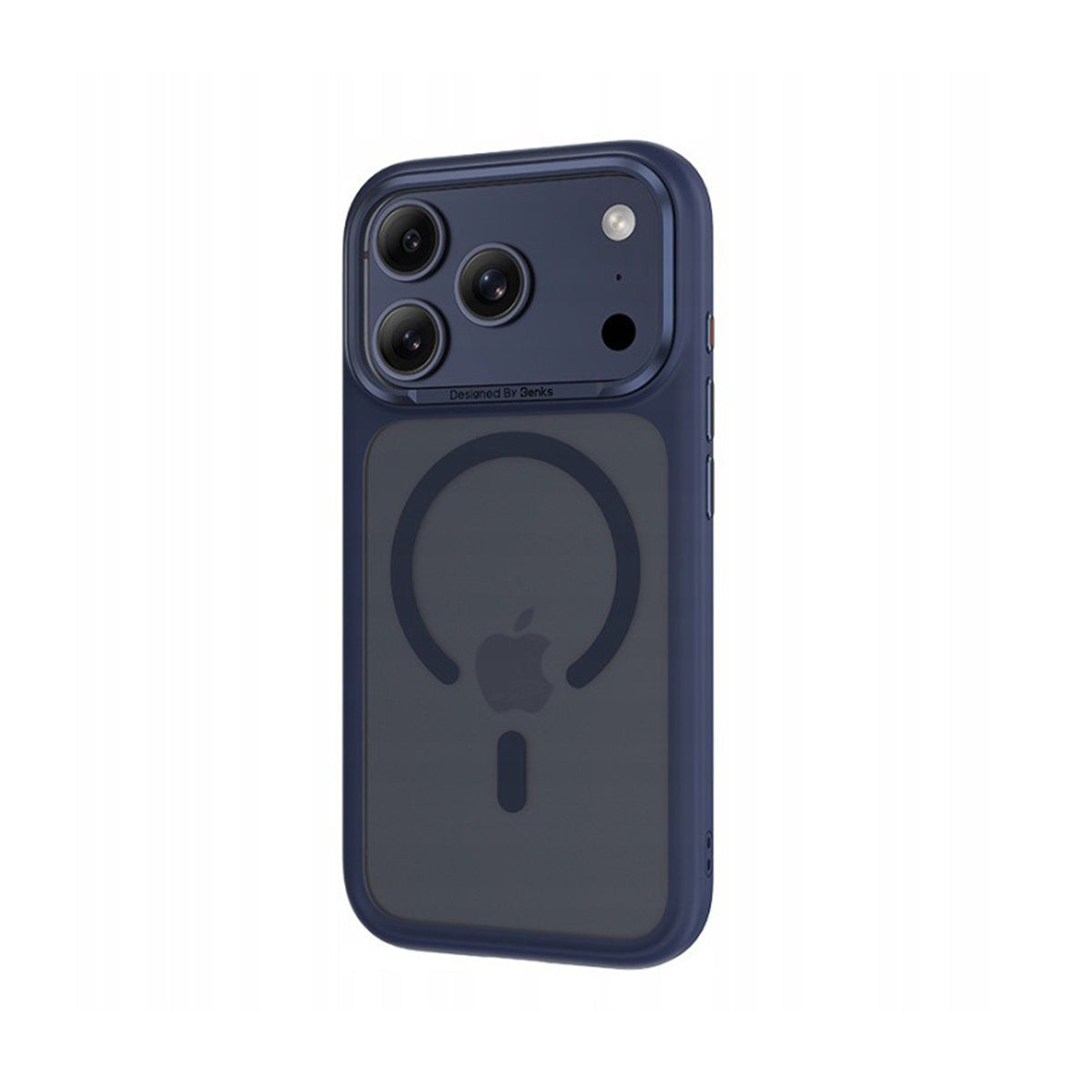 Benks Funda Mist Mate Antihuellas para iPhone 17 Pro/18 Pro Compatible con MagSafe, Azul