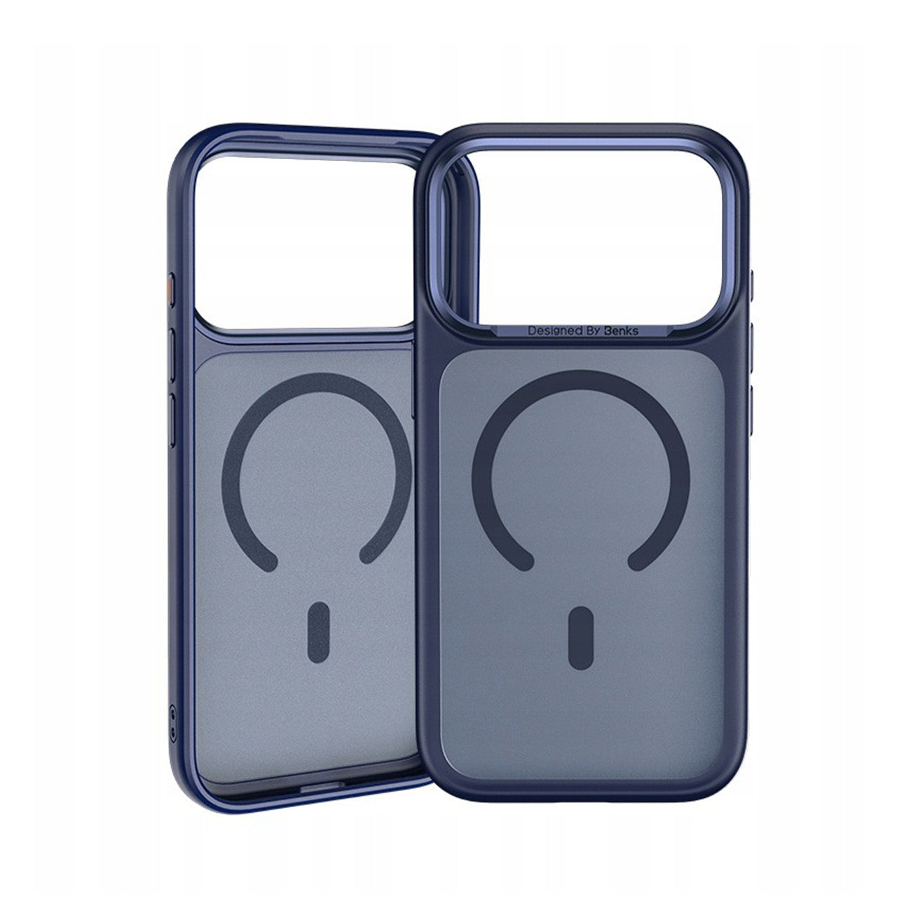 Benks Funda Mist Mate Antihuellas para iPhone 17 Pro Max/18 Pro Max Compatible con MagSafe, Azul