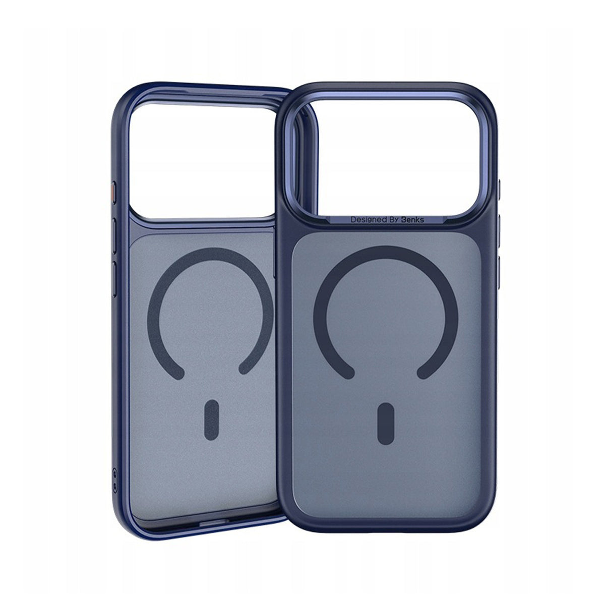 Benks Funda Mist Mate Antihuellas para iPhone 17 Pro/18 Pro Compatible con MagSafe, Azul