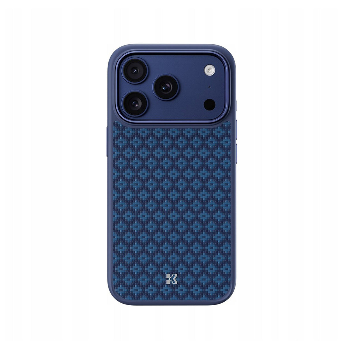 Benks Funda ArmorPro ArmorGrid de Fibra de Aramida Kevlar para iPhone 17 Pro/18 Pro Compatible con MagSafe, Azul Celeste