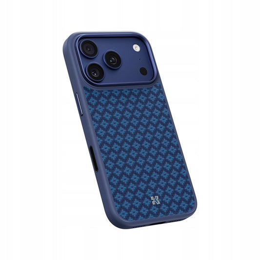 Benks Case for iPhone 17 Pro Max – Kevlar Fiber ArmorGrid MagSafe Case Blue, Ultra-Thin with Drop Protection and Precise Fit