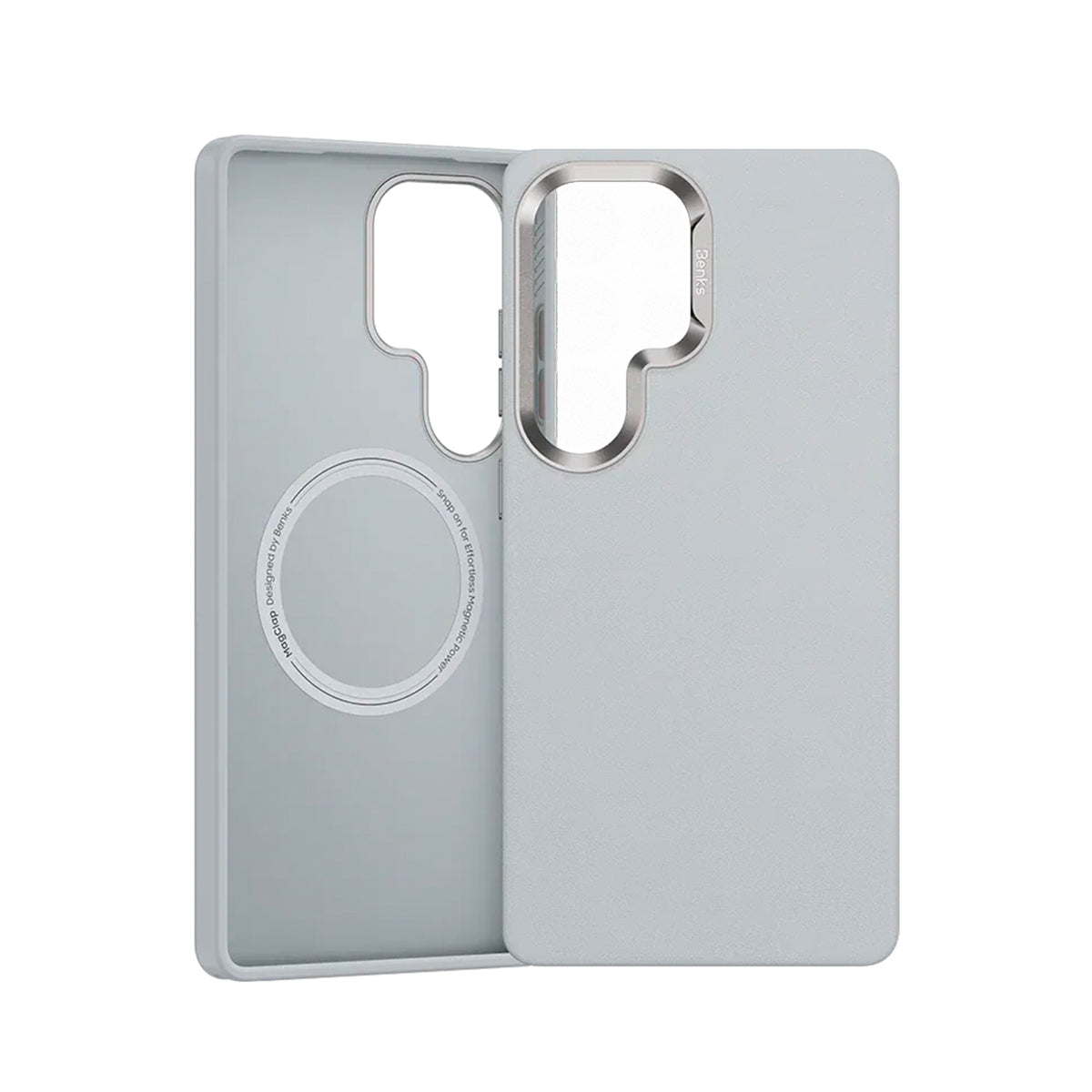 Benks Funda VitaPro para Galaxy S26 Ultra con Anillo Magnético, Gris