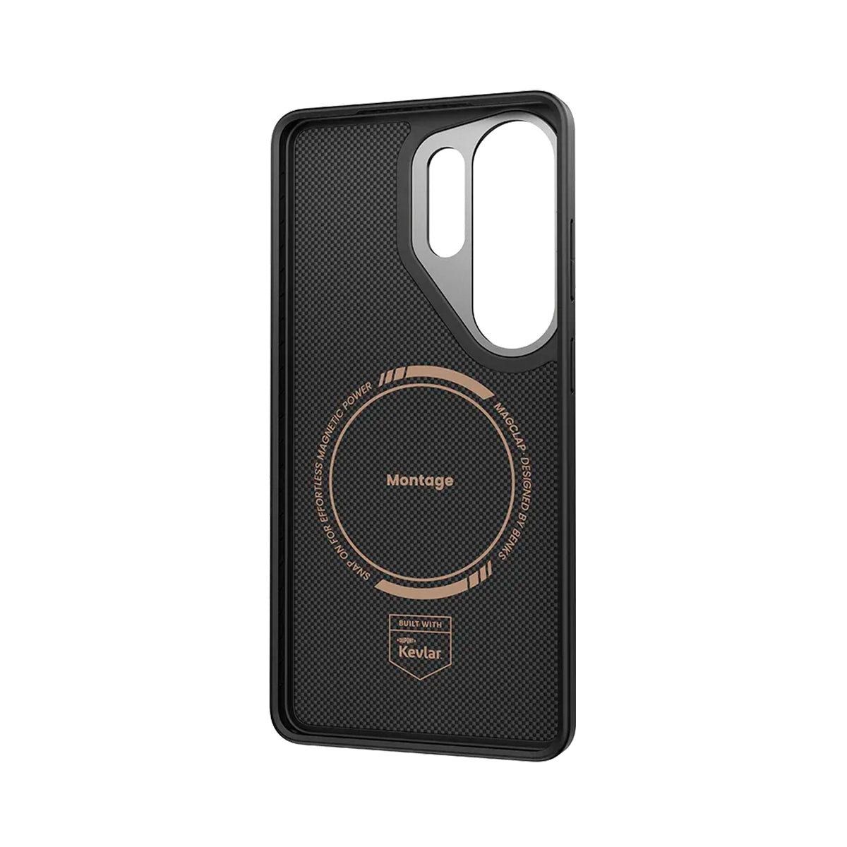 Benks Funda ArmorPro Montage de Fibra de Aramida Kevlar para Galaxy S26 Ultra con Anillo Magnético, Negro