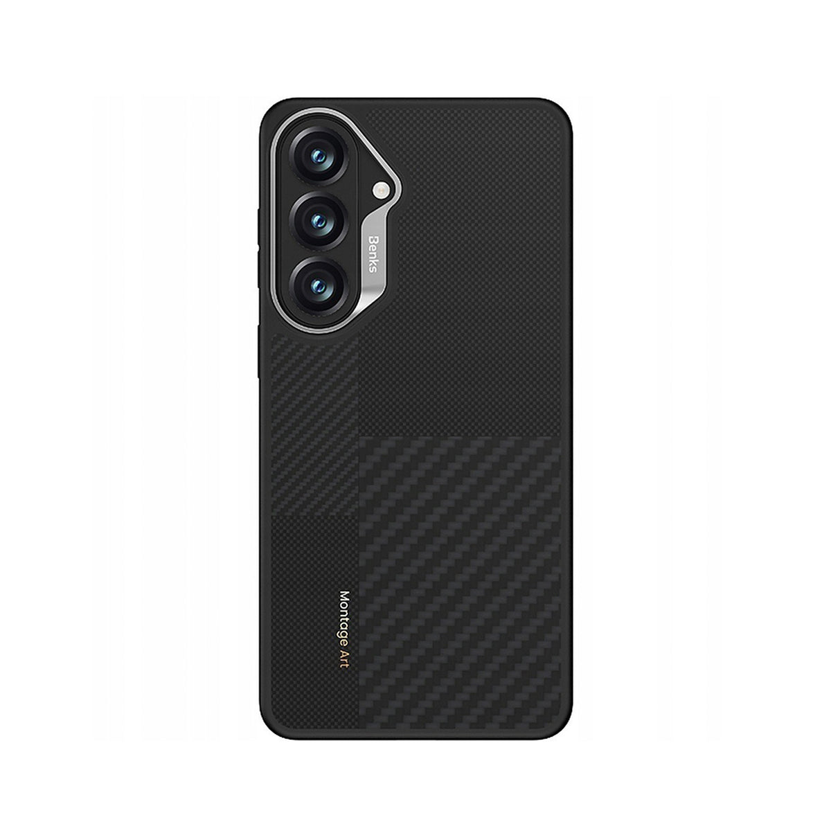 Benks Funda ArmorPro Montage de Fibra de Aramida Kevlar para Galaxy S26, Negro