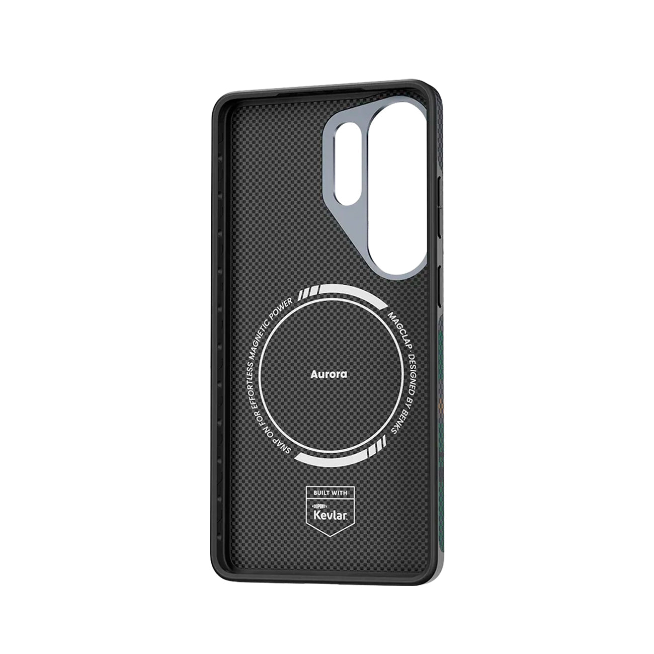 Benks Funda ArmorPro de Fibra de Aramida Kevlar para Galaxy S26 Ultra con Anillo Magnético, Aurora Edition