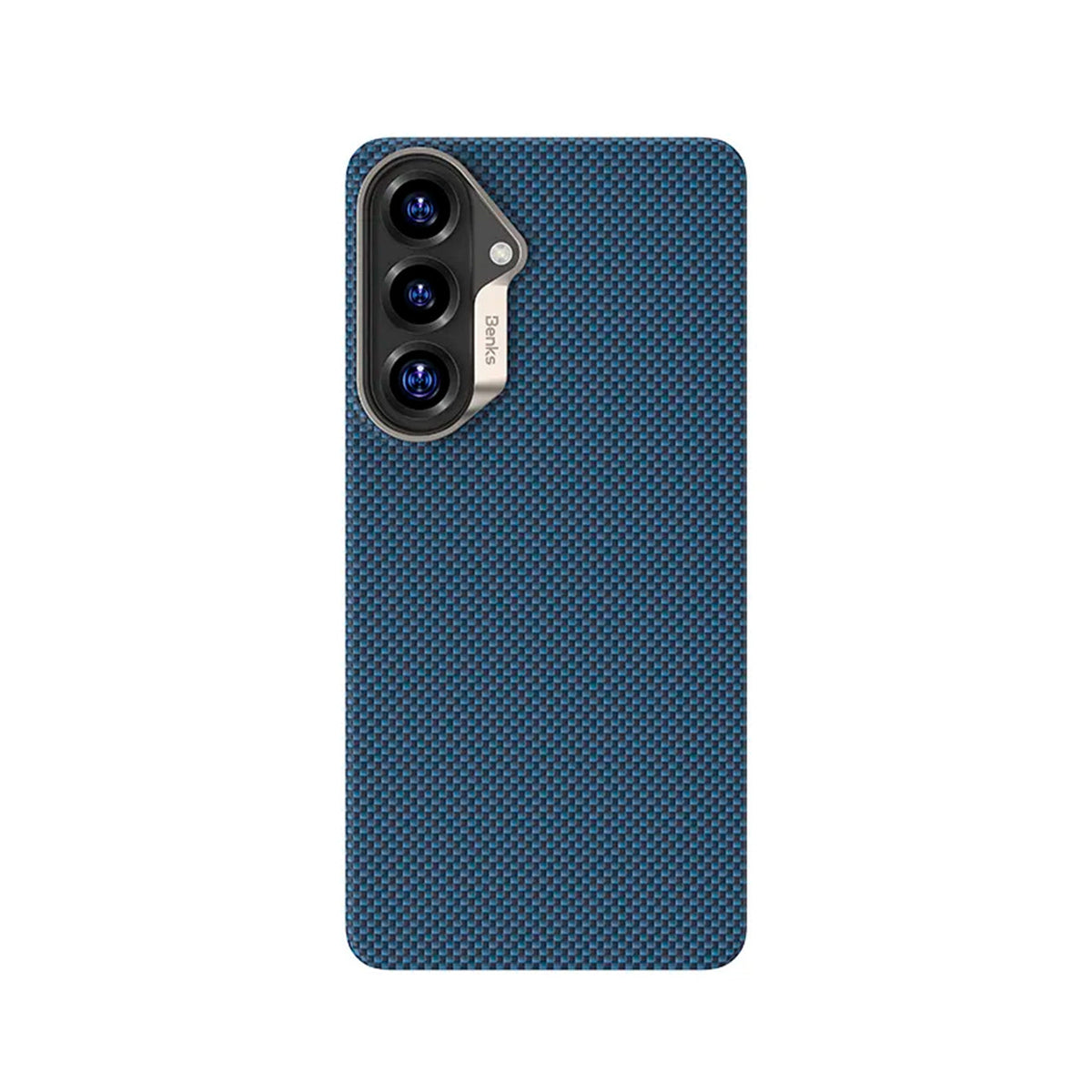 Benks Funda ArmorTint de Fibra de Aramida Kevlar para Galaxy S26 Ultra con Anillo Magnético, Azul