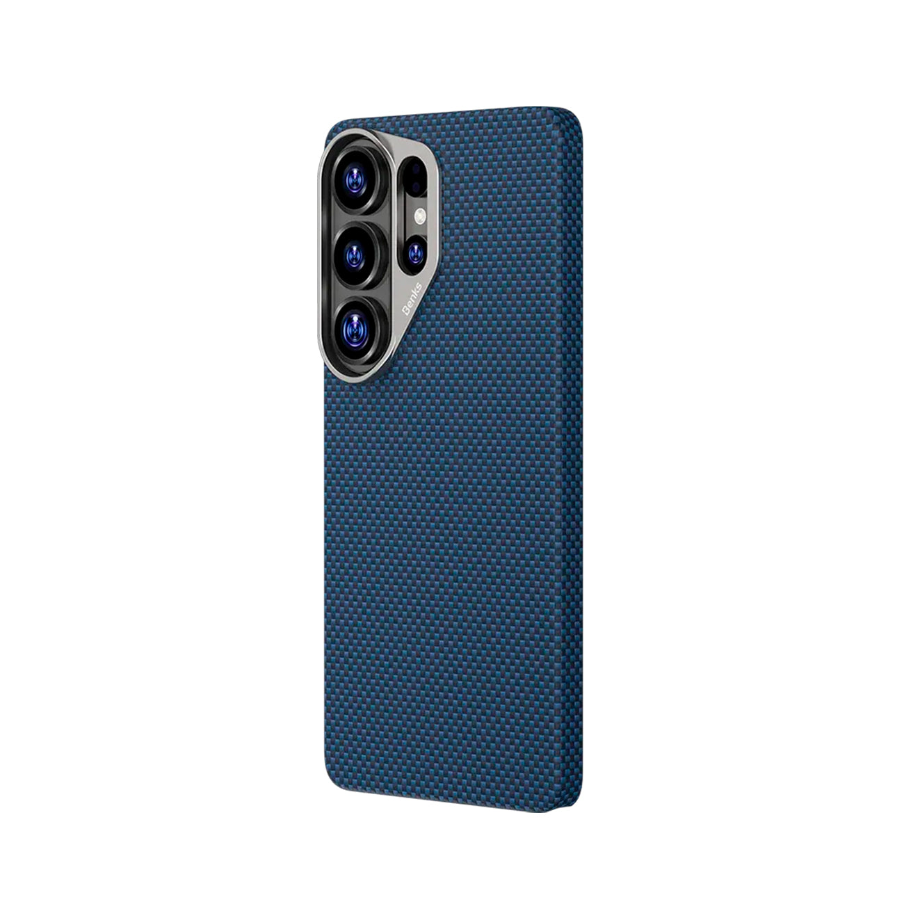 Benks Funda ArmorTint de Fibra de Aramida Kevlar para Galaxy S26 Ultra con Anillo Magnético, Azul