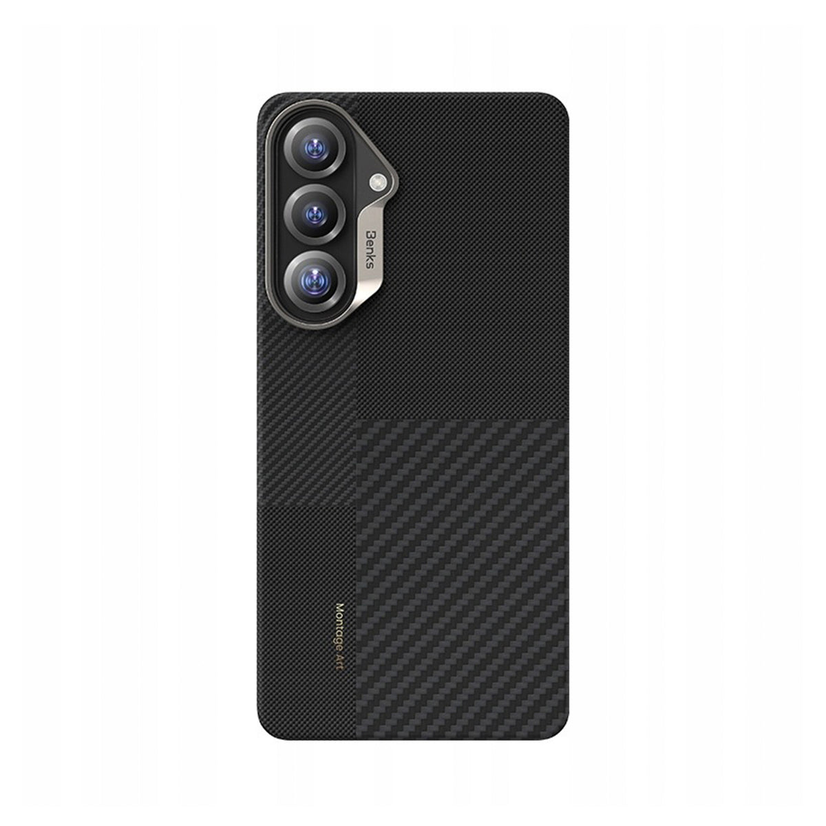 Benks Funda ArmorAir Montage de Fibra de Aramida Kevlar para Galaxy S26+, Negro