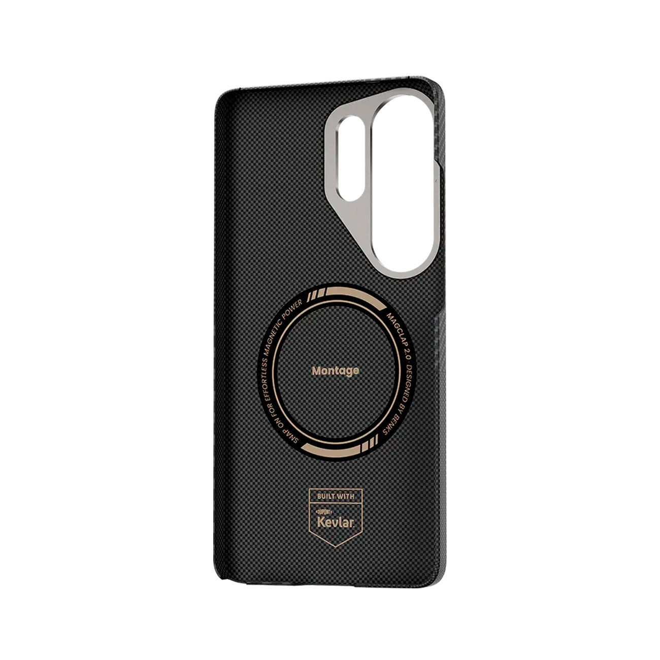 Benks Funda ArmorAir Montage de Fibra de Aramida Kevlar para Galaxy S26 Ultra con Anillo Magnético, Negro