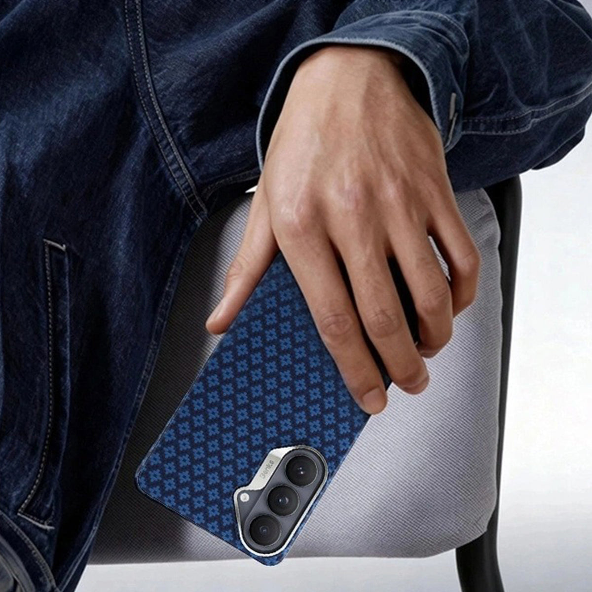 Benks Funda ArmorAir ArmorGrid de Fibra de Aramida Kevlar para Galaxy S26+, Azul